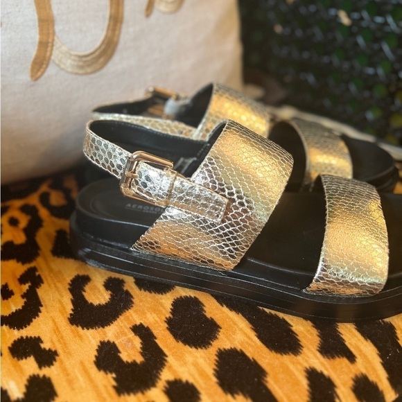 AEROSOLES Women’s Gold Buckle Sandal Leggenda - Picture 9 of 10